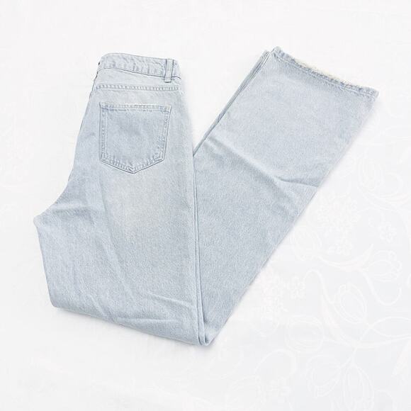 BOA Light Wash Wide Leg Denim jeans Size Small - Picture 4 of 7